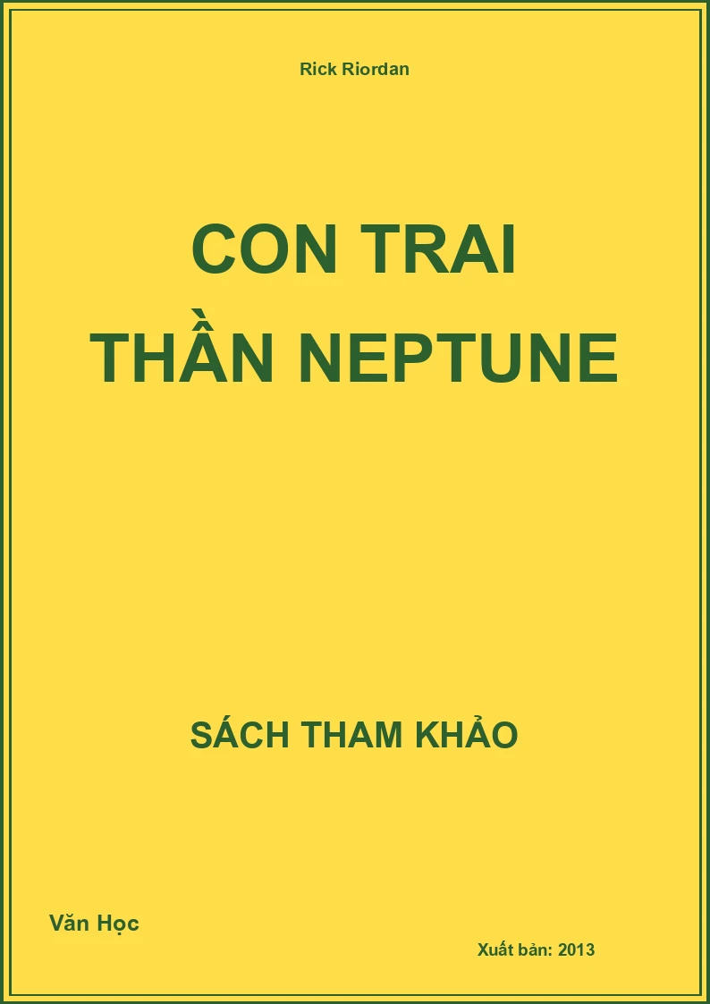 Con Trai Thần Neptune