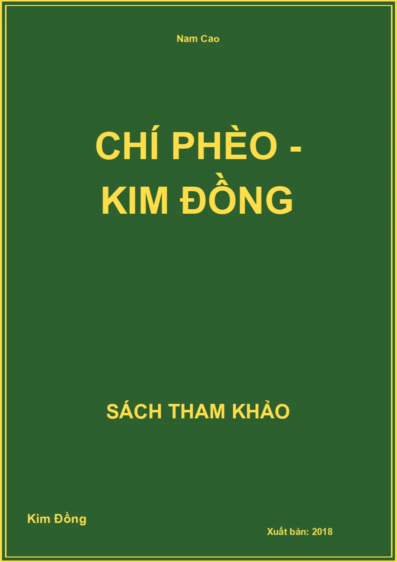 Chí Phèo - Kim Đồng