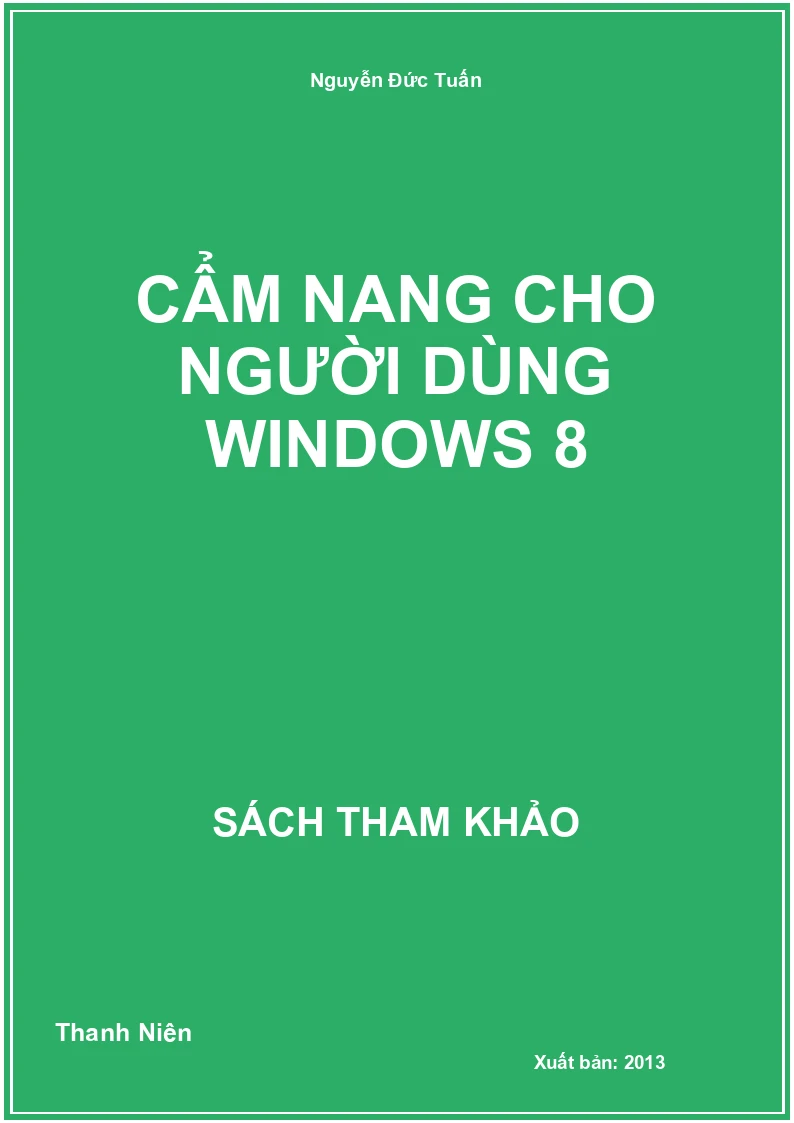 Cẩm Nang Cho Người Dùng Windows 8
