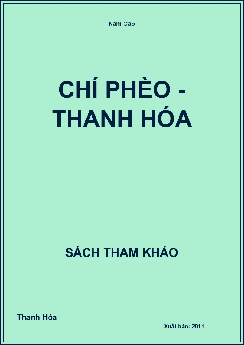Chí Phèo - Thanh Hóa