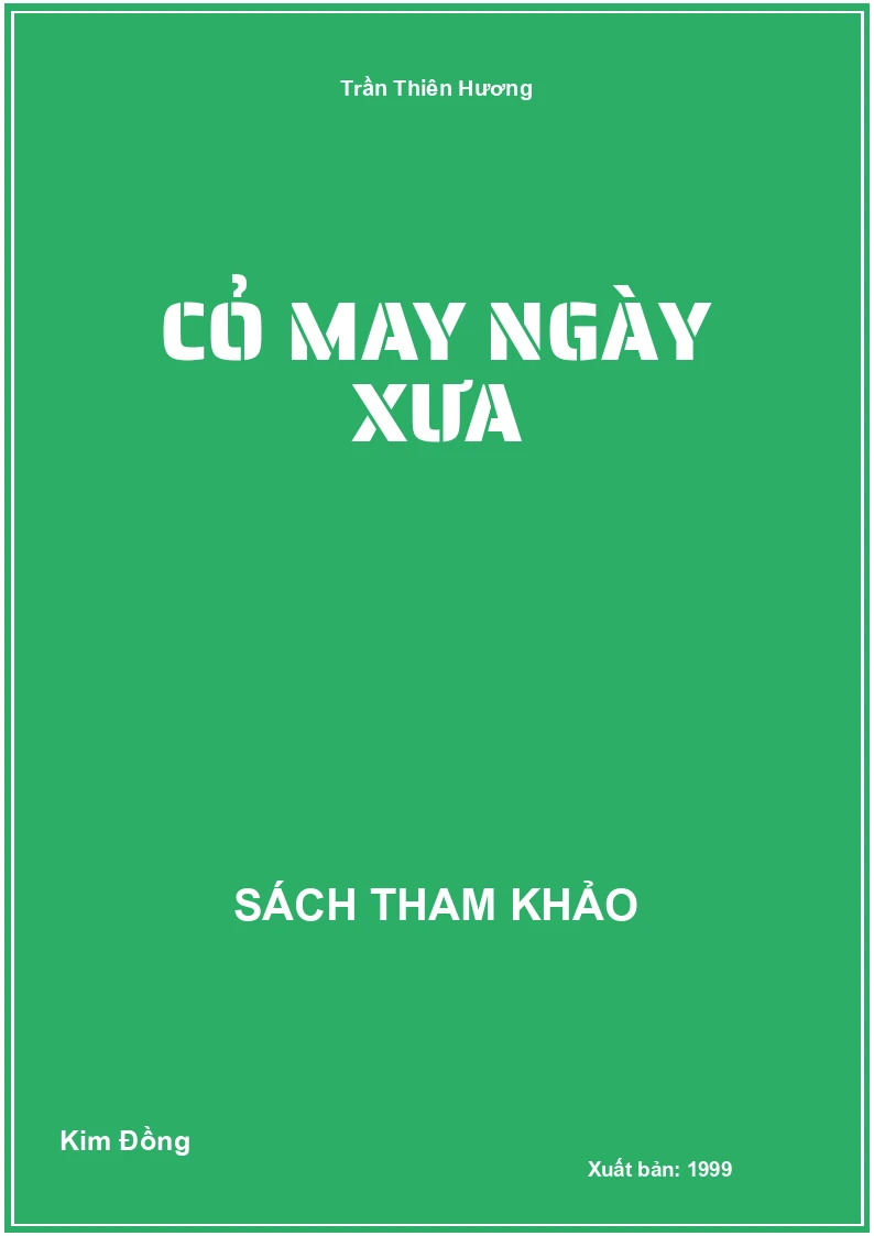 Cỏ May Ngày Xưa
