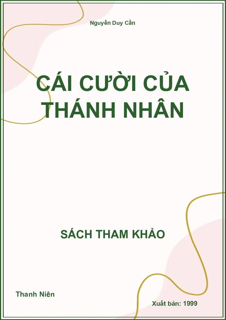 Cái Cười Của Thánh Nhân