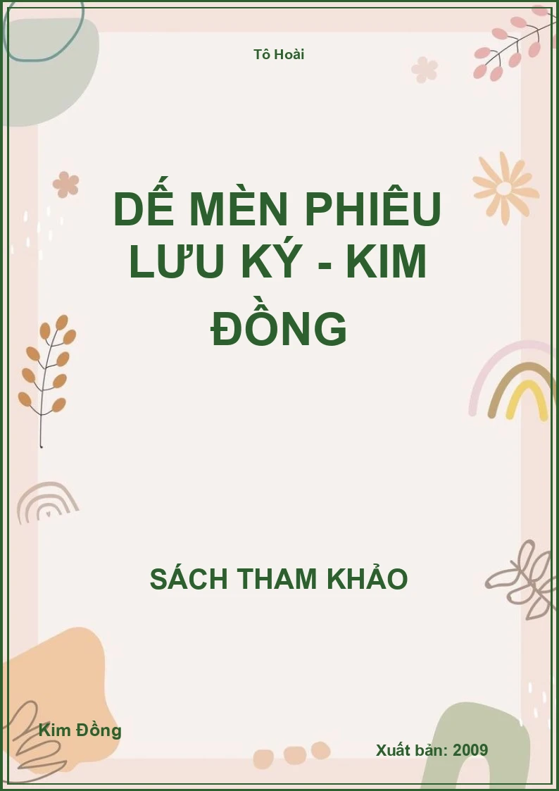Dế Mèn Phiêu Lưu Ký - Kim Đồng (STK)