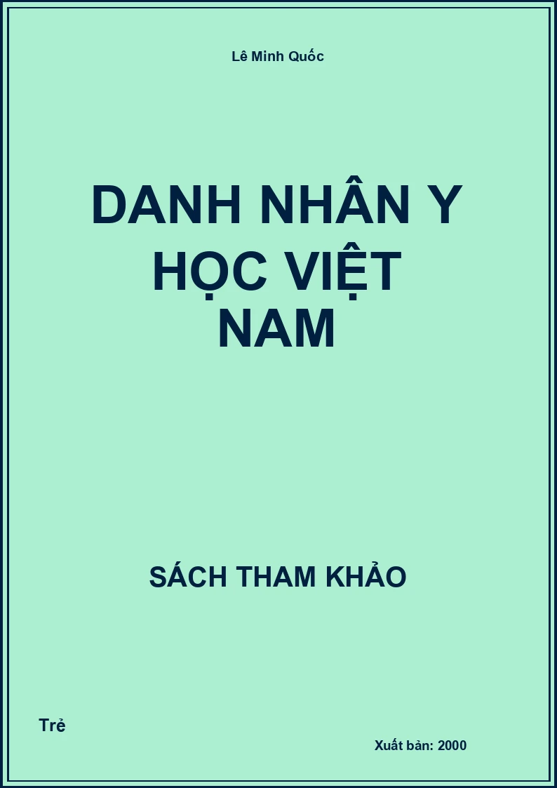 Danh Nhân Y Học Việt Nam