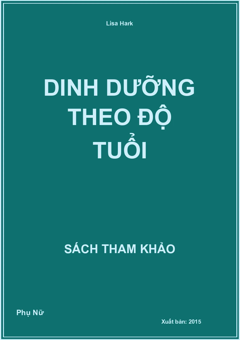 Dinh Dưỡng Theo Độ Tuổi