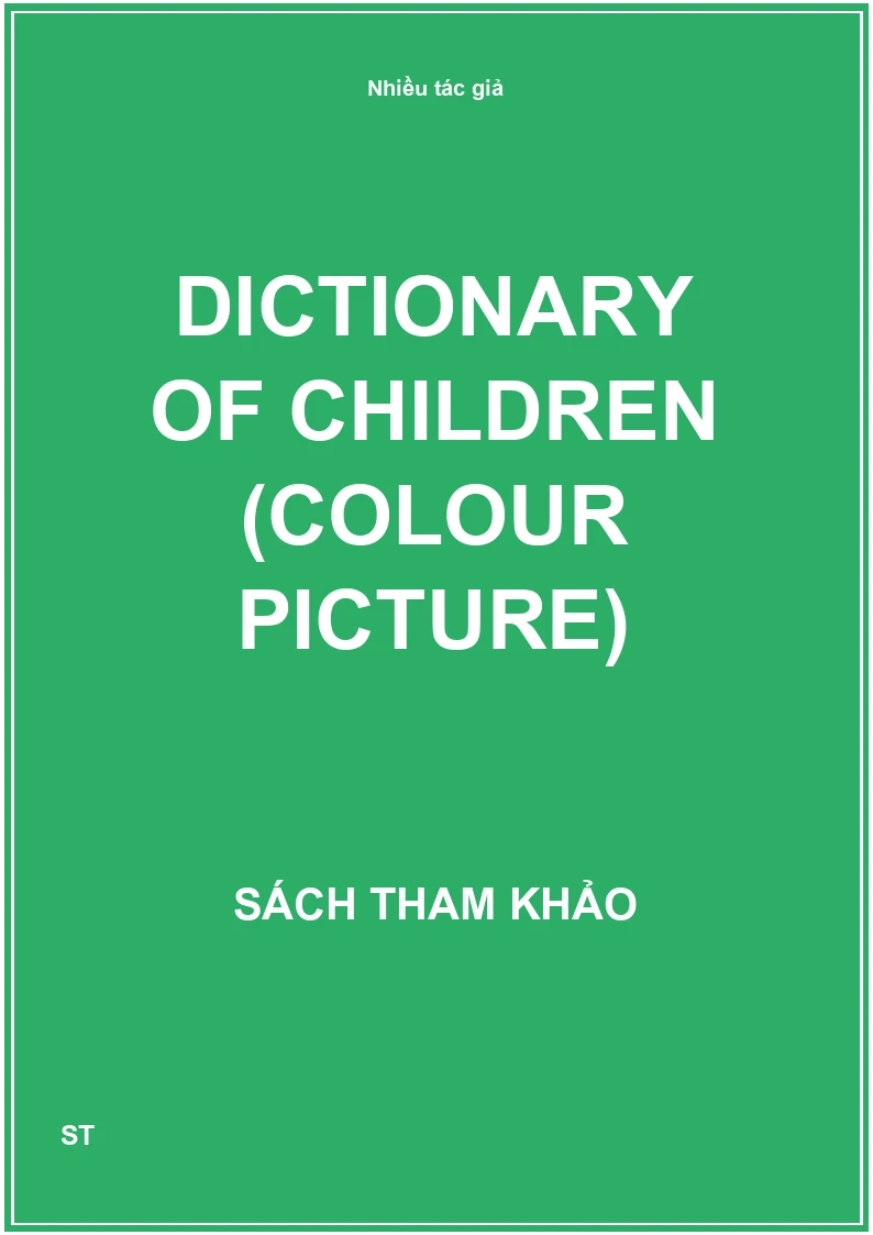 Dictionary Of Children (Colour Picture)