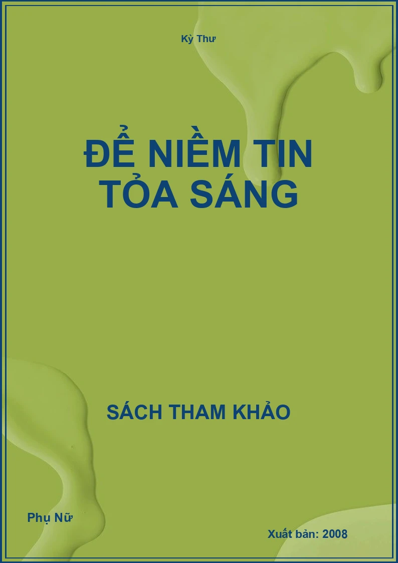 Để Niềm Tin Tỏa Sáng