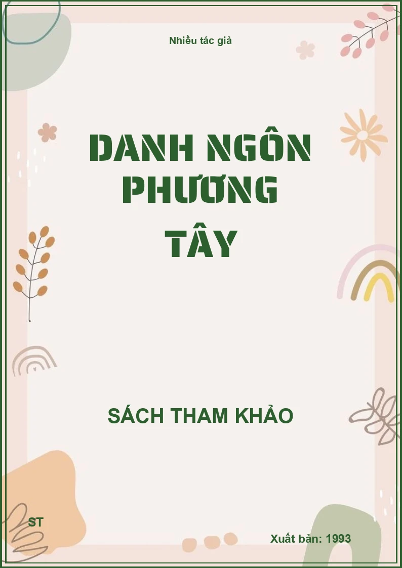 Danh Ngôn Phương Tây