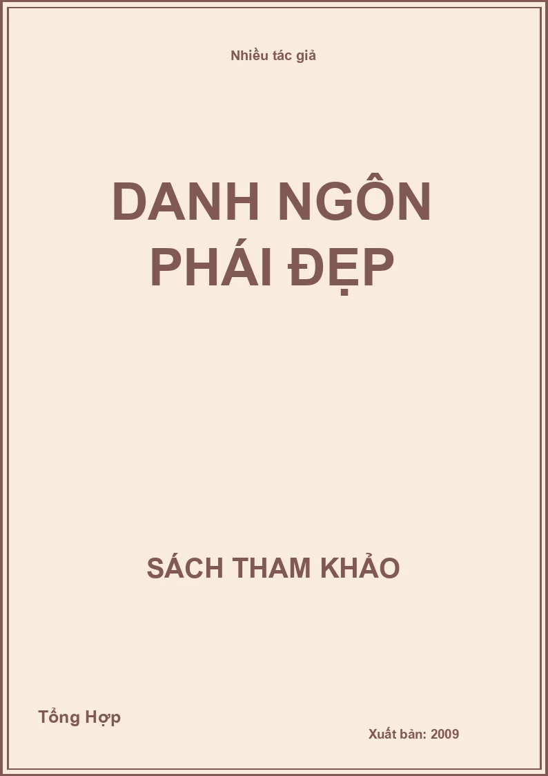 Danh Ngôn Phái Đẹp