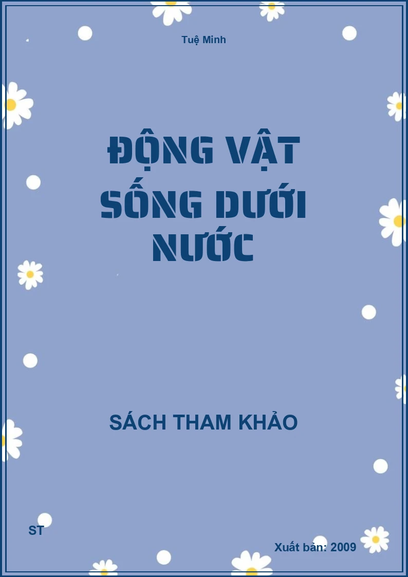 Động Vật Sống Dưới Nước