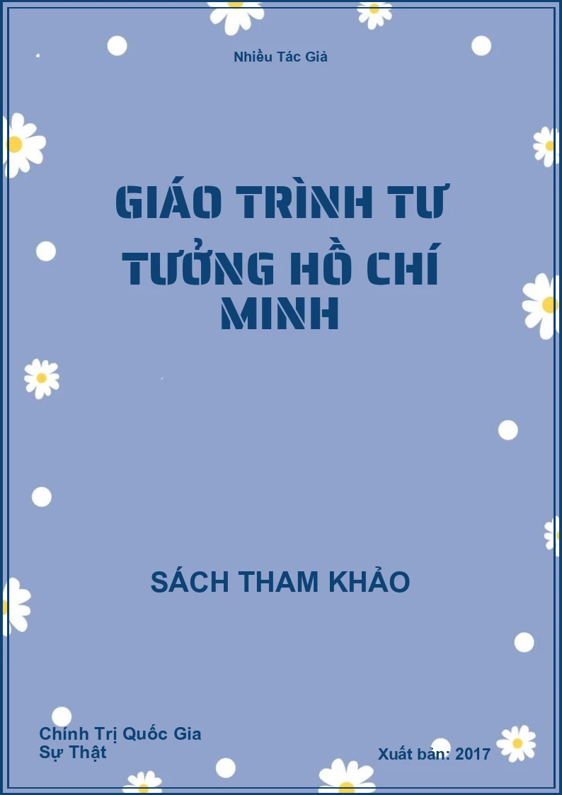 Giáo Trình Tư Tưởng Hồ Chí Minh