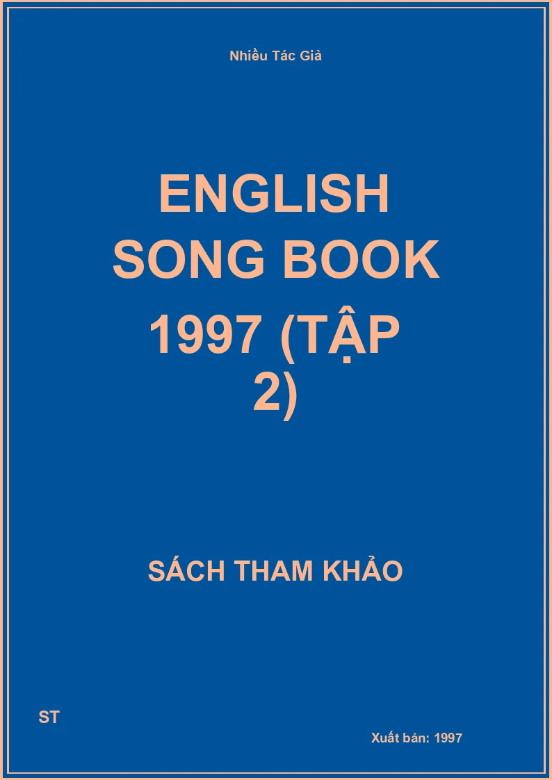 English Song Book 1997 (Tập 2)