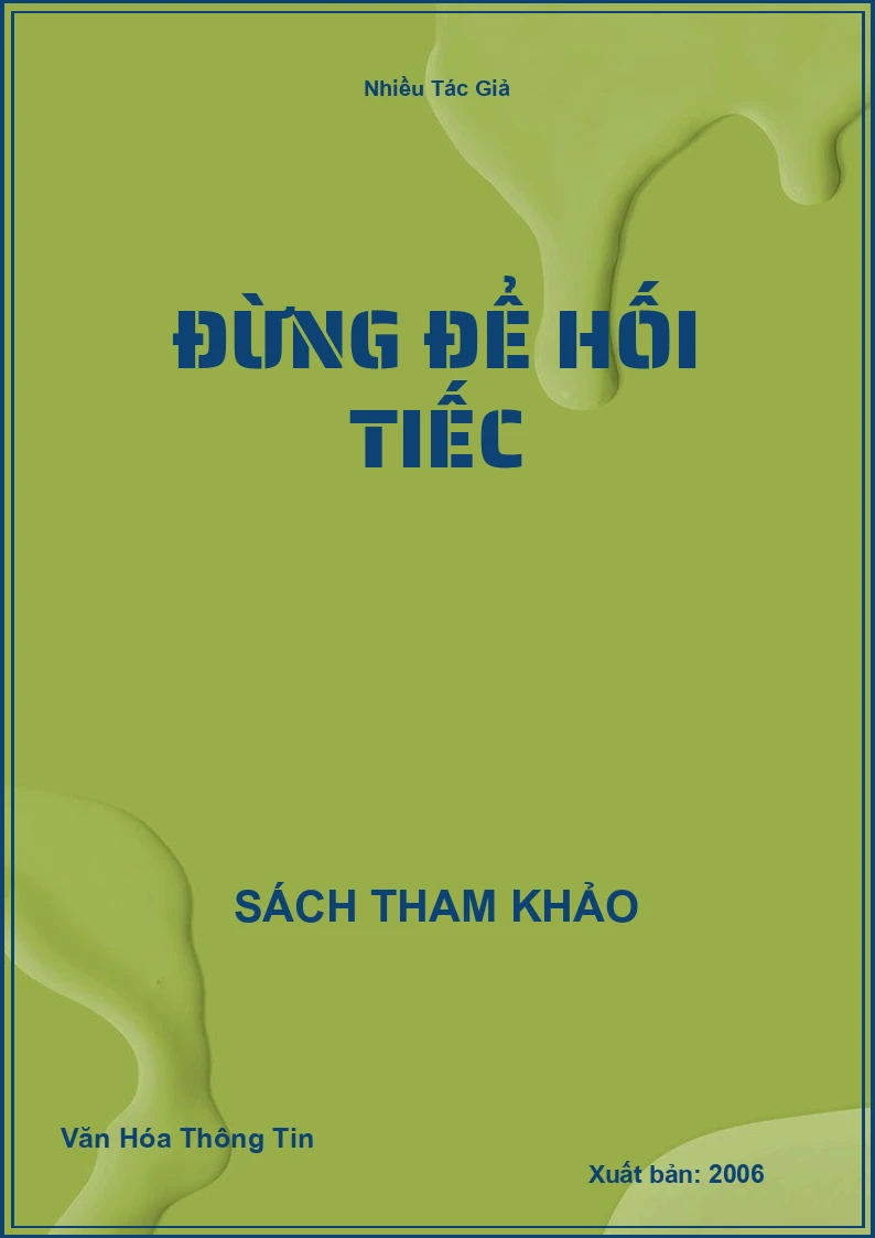 Đừng Để Hối Tiếc (STK)