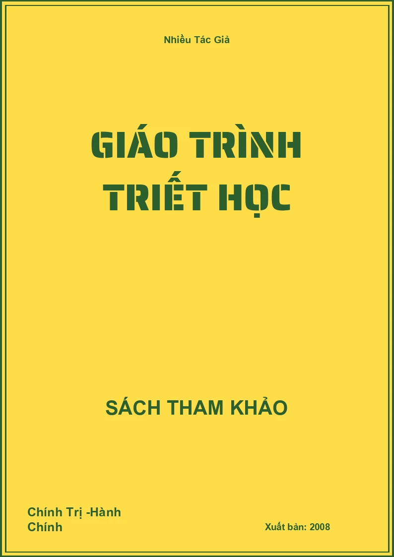 Giáo Trình Triết Học