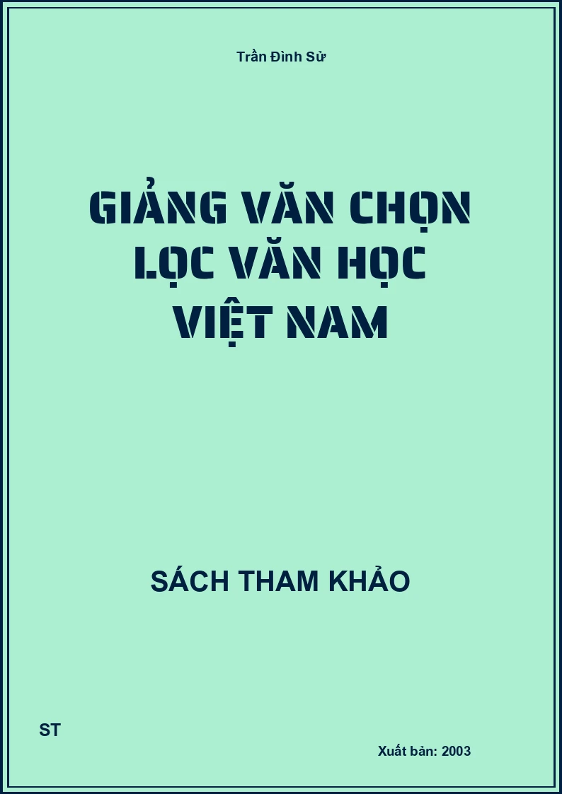 Giảng Văn Chọn Lọc Văn Học Việt Nam
