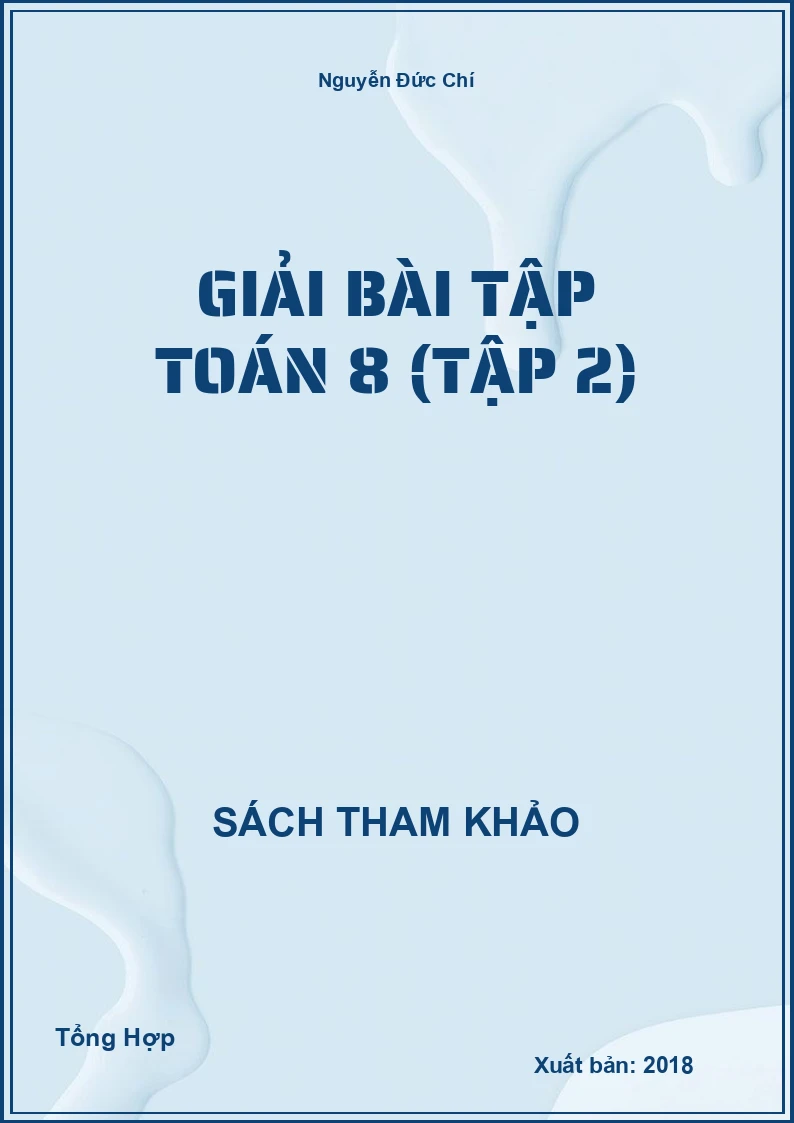 Giải Bài Tập Toán 8 (Tập 2)
