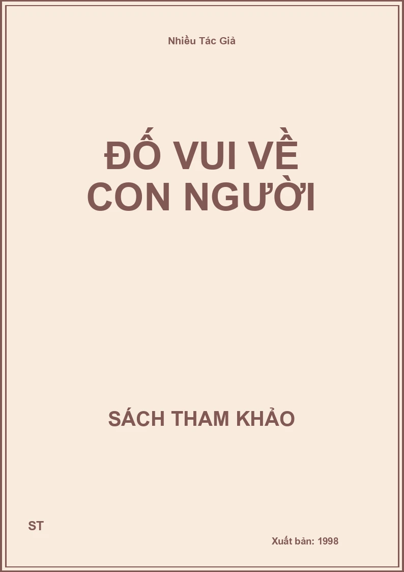 Đố Vui Về Con Người