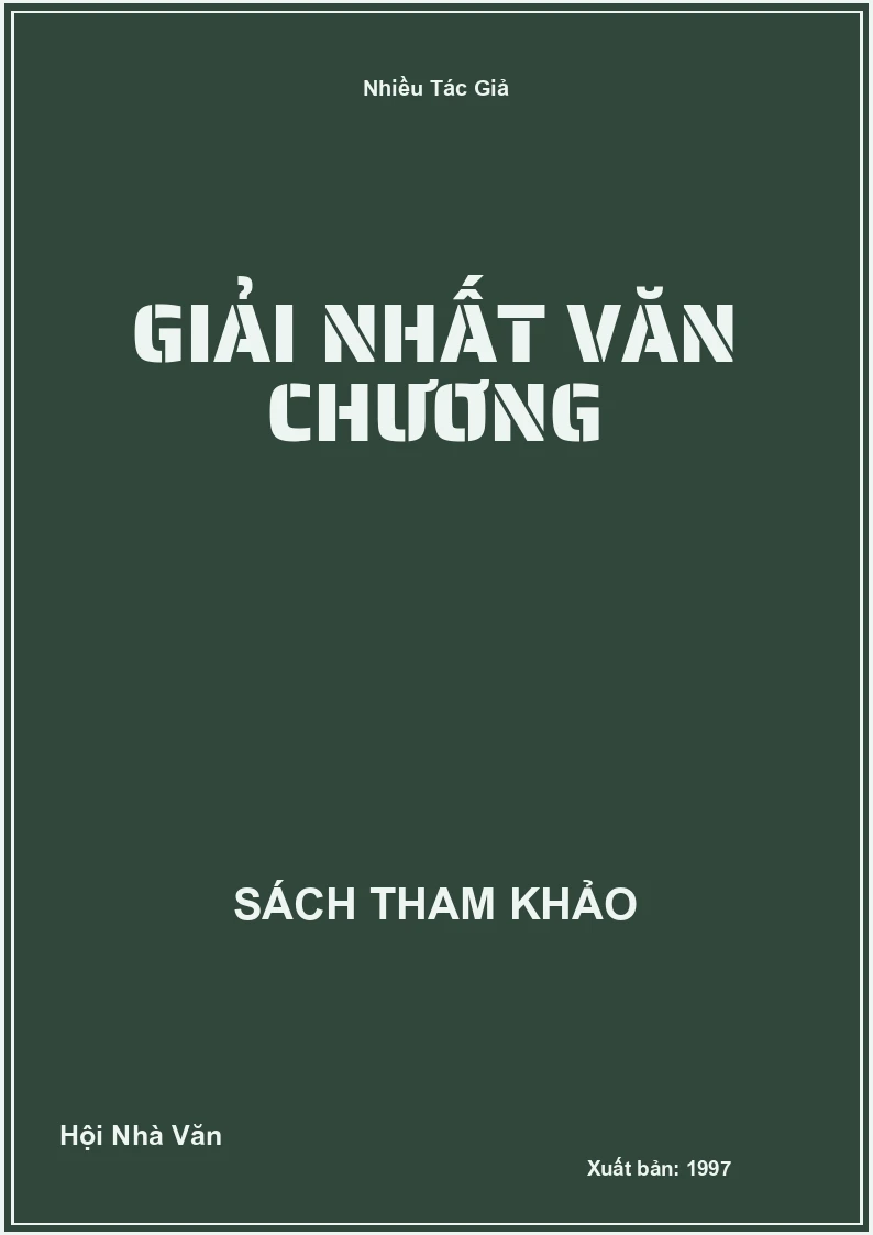Giải Nhất Văn Chương