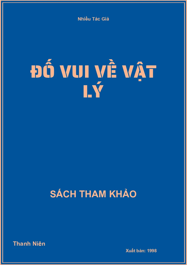 Đố Vui Về Vật Lý