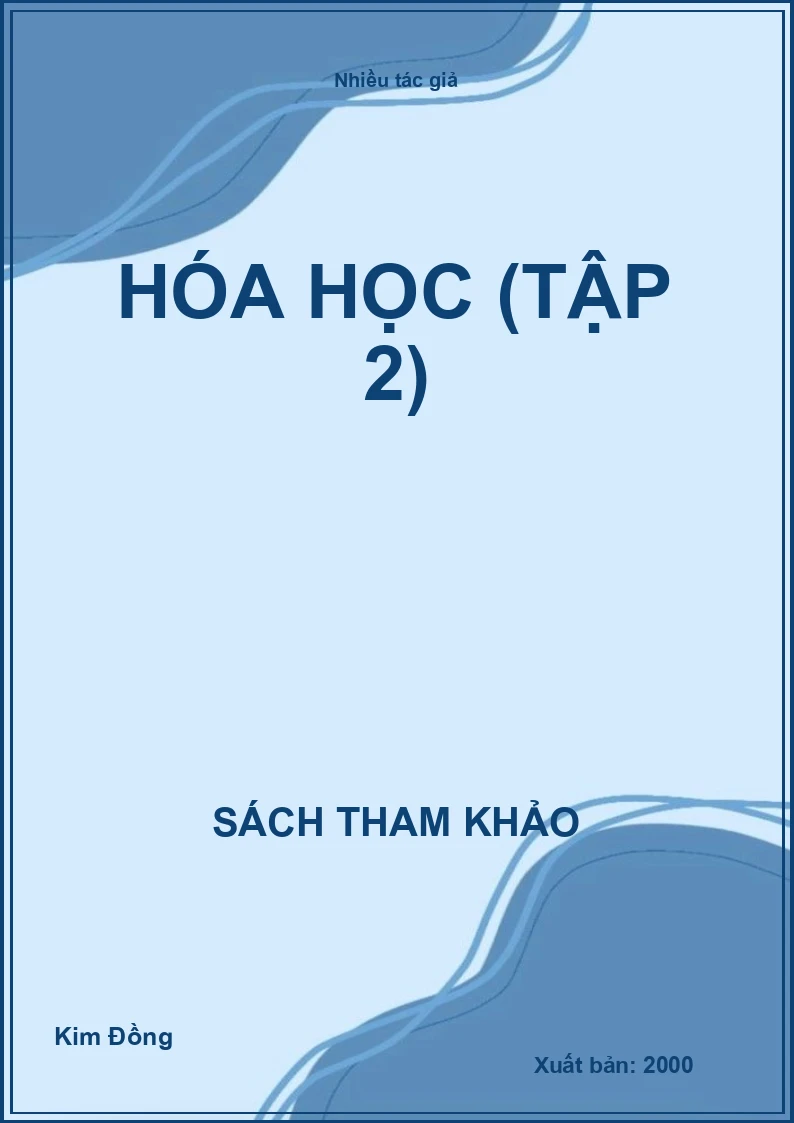 Hóa Học (Tập 2)