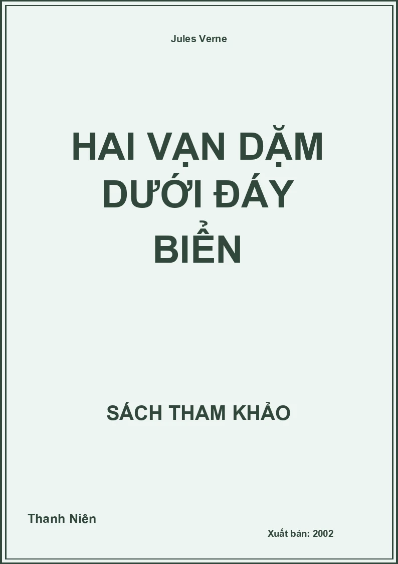 Hai Vạn Dặm Dưới Đáy Biển