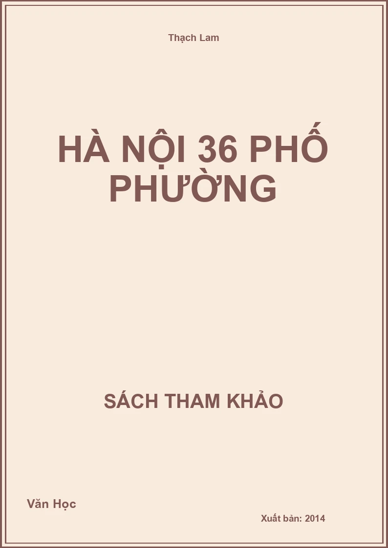 Hà Nội 36 Phố Phường