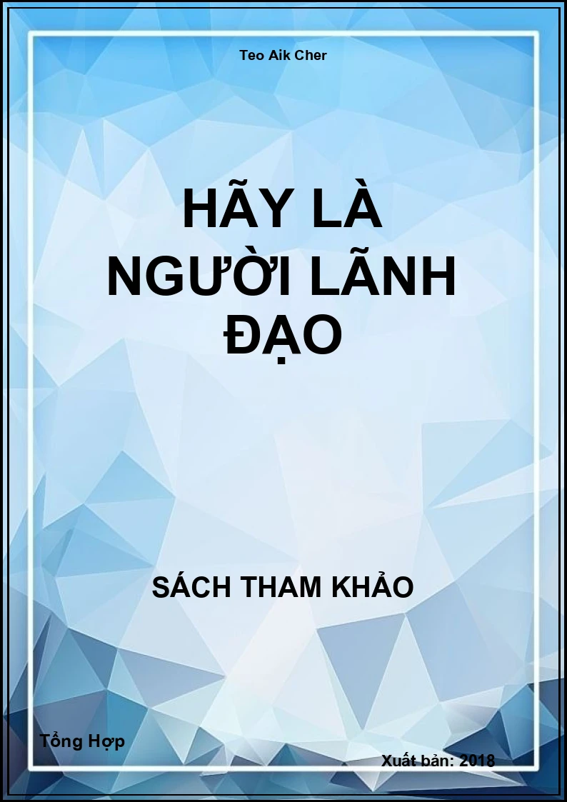 Hãy Là Người Lãnh Đạo