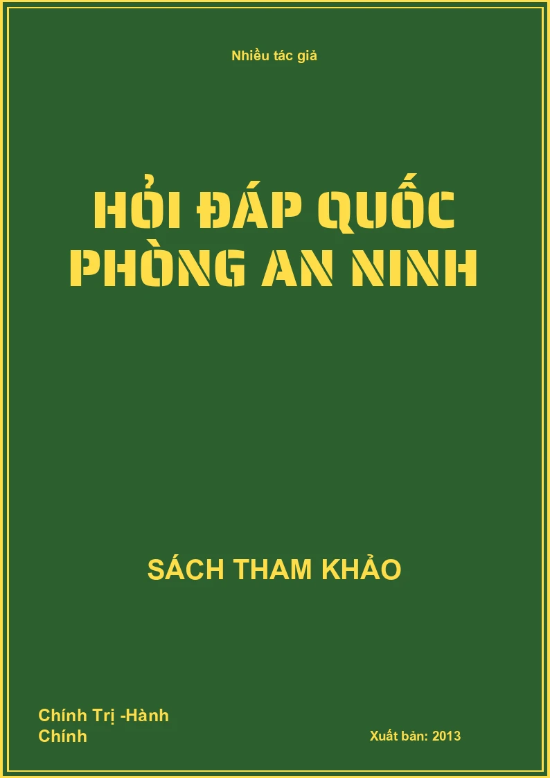 Hỏi Đáp Quốc Phòng An Ninh
