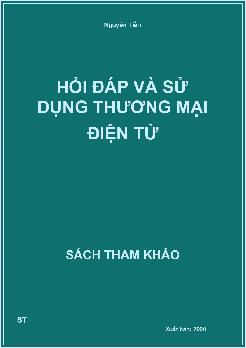 Hỏi Đáp Và Sử Dụng Thương Mại Điện Tử