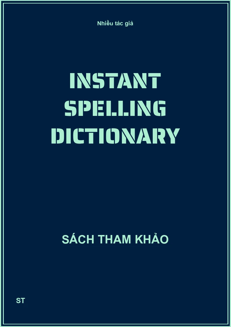 Instant Spelling Dictionary