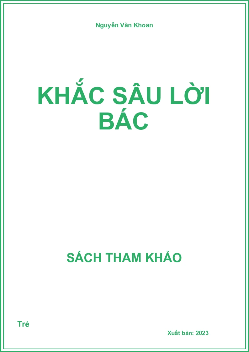 Khắc Sâu Lời Bác