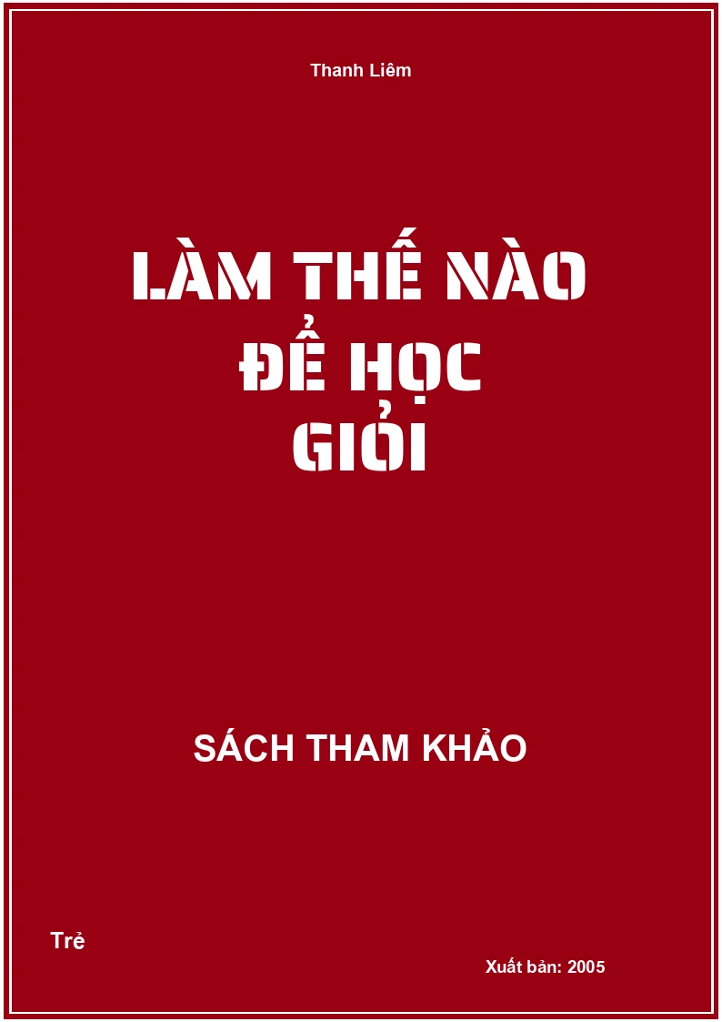 Làm Thế Nào Để Học Giỏi