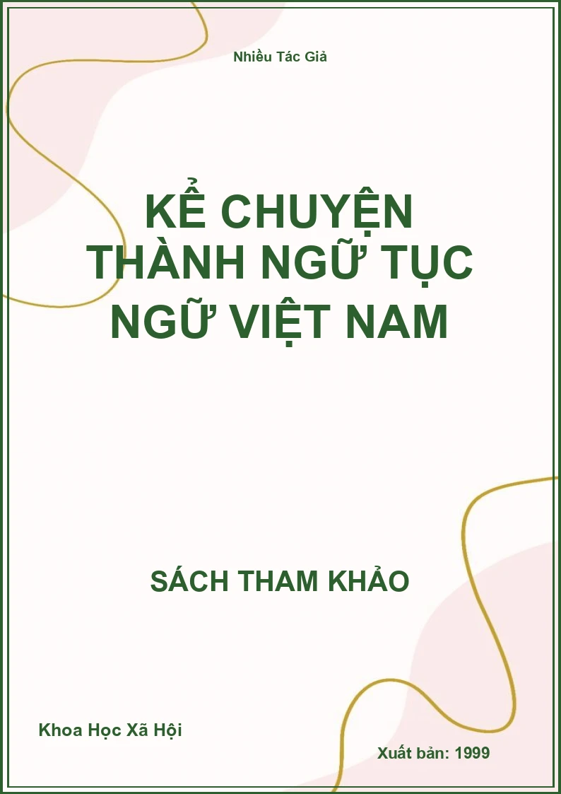 Kể Chuyện Thành Ngữ Tục Ngữ Việt Nam
