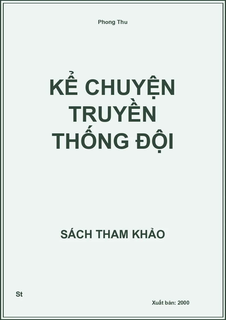 Kể Chuyện Truyền Thống Đội