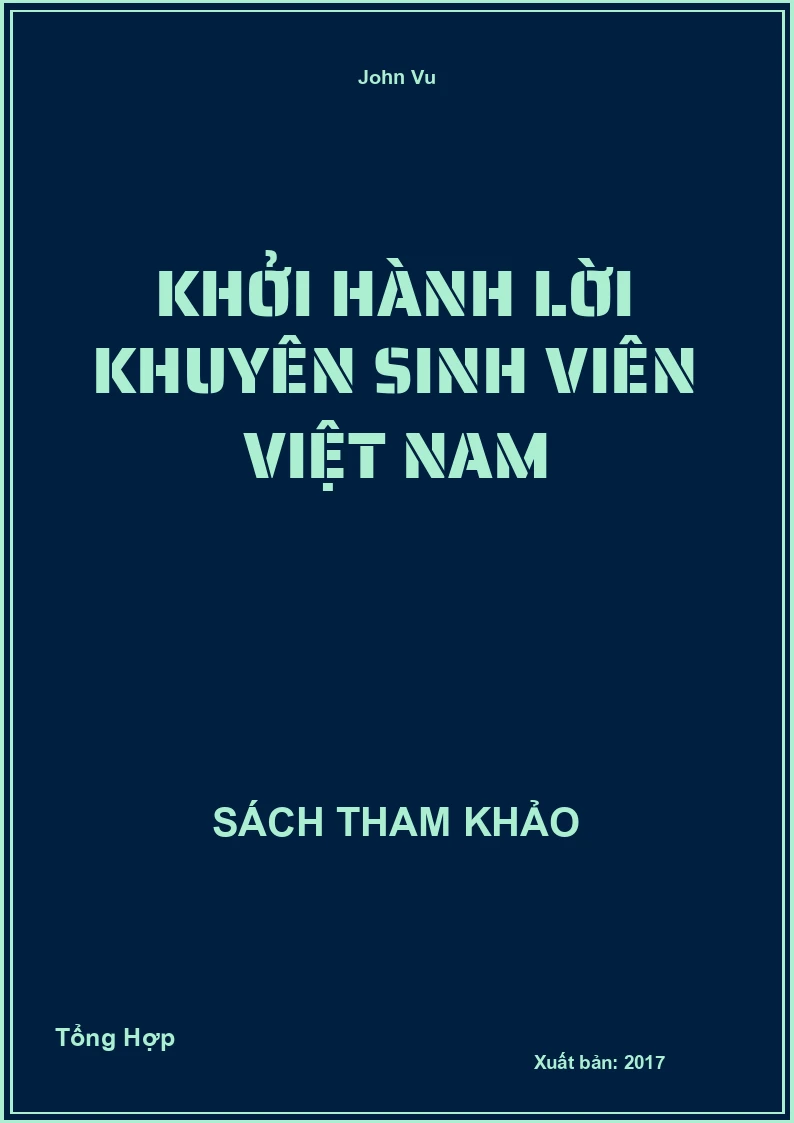 Khởi Hành Lời Khuyên Sinh Viên Việt Nam