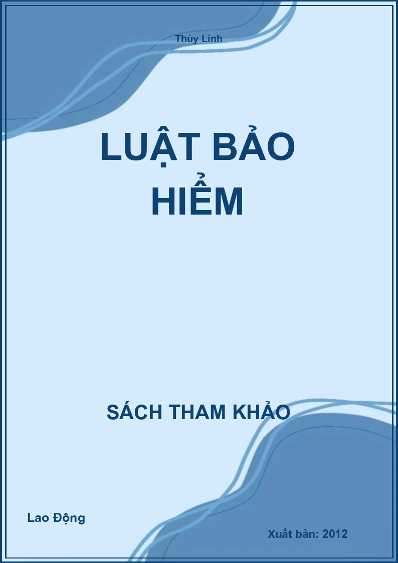Luật Bảo Hiểm