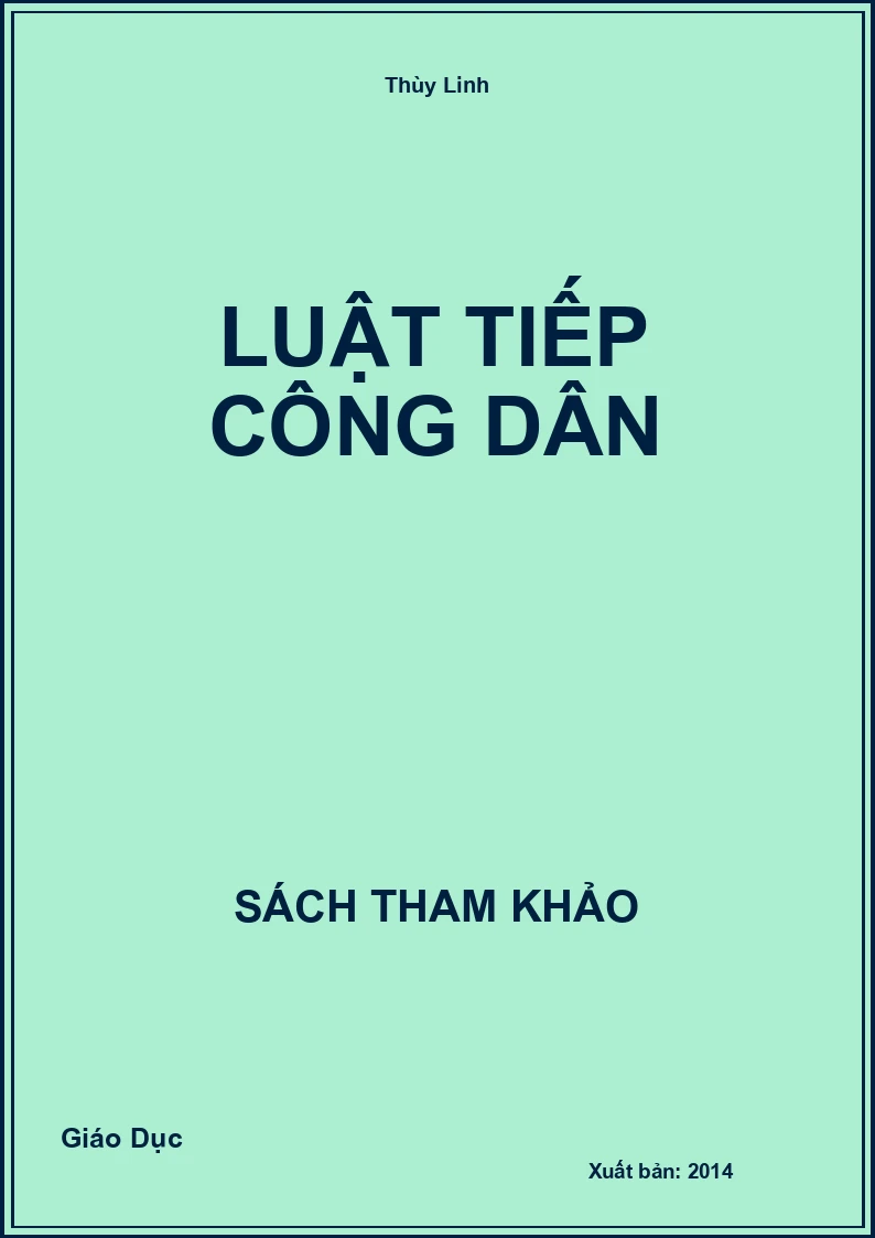 Luật Tiếp Công Dân