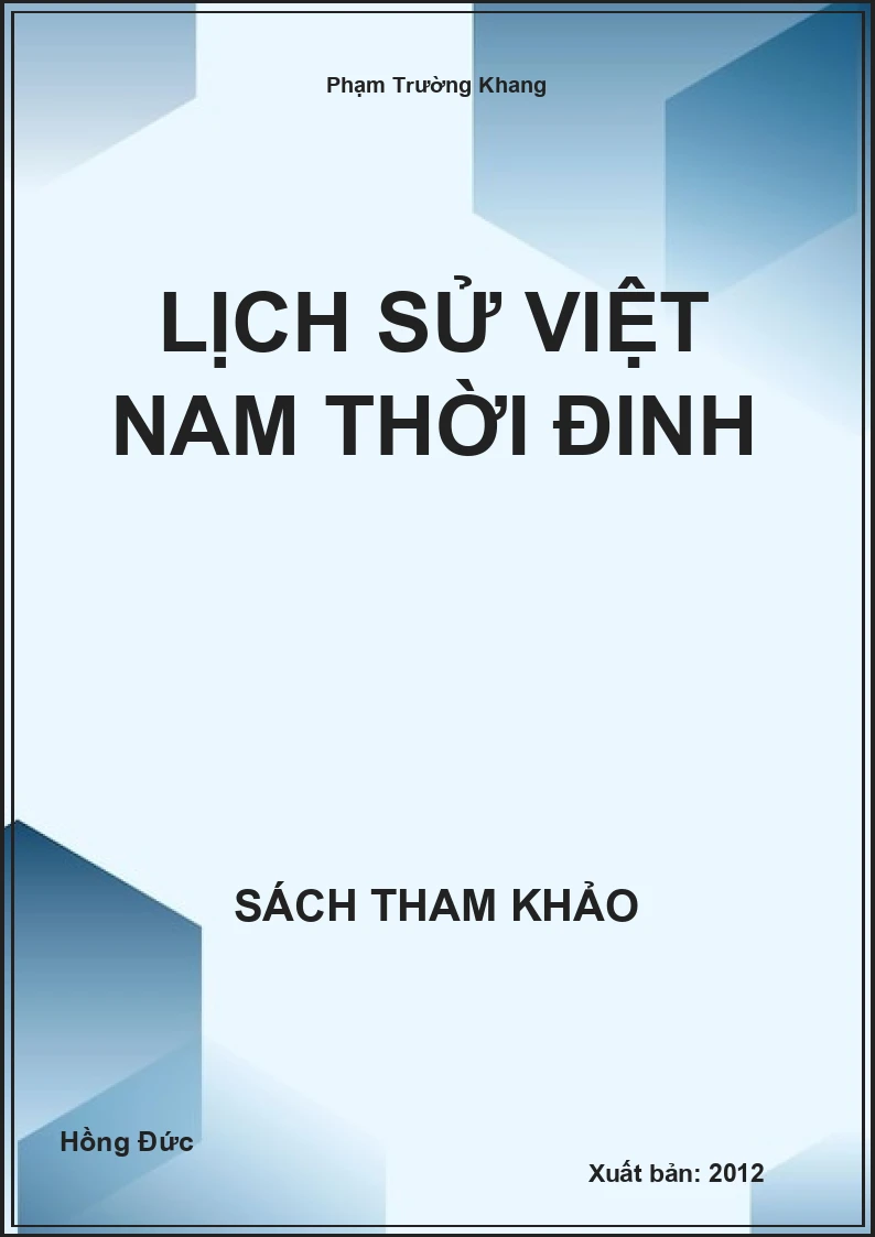 Lịch Sử Việt Nam Thời Đinh
