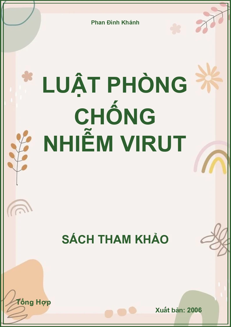 Luật Phòng Chống Nhiễm Virut