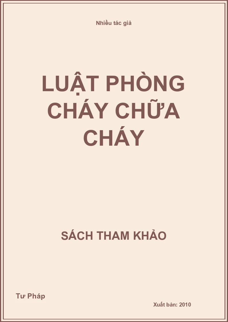 Luật Phòng Cháy Chữa Cháy