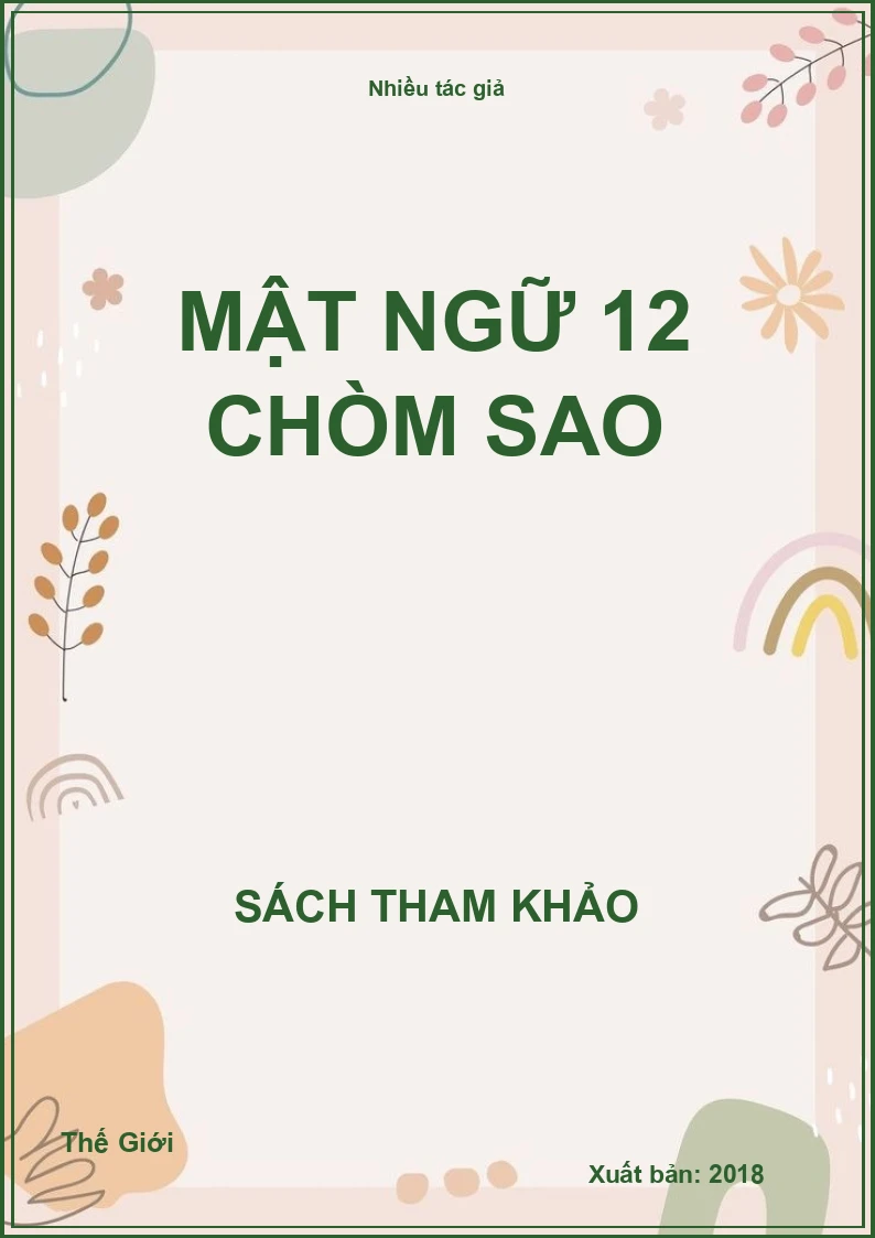 Mật Ngữ 12 Chòm Sao