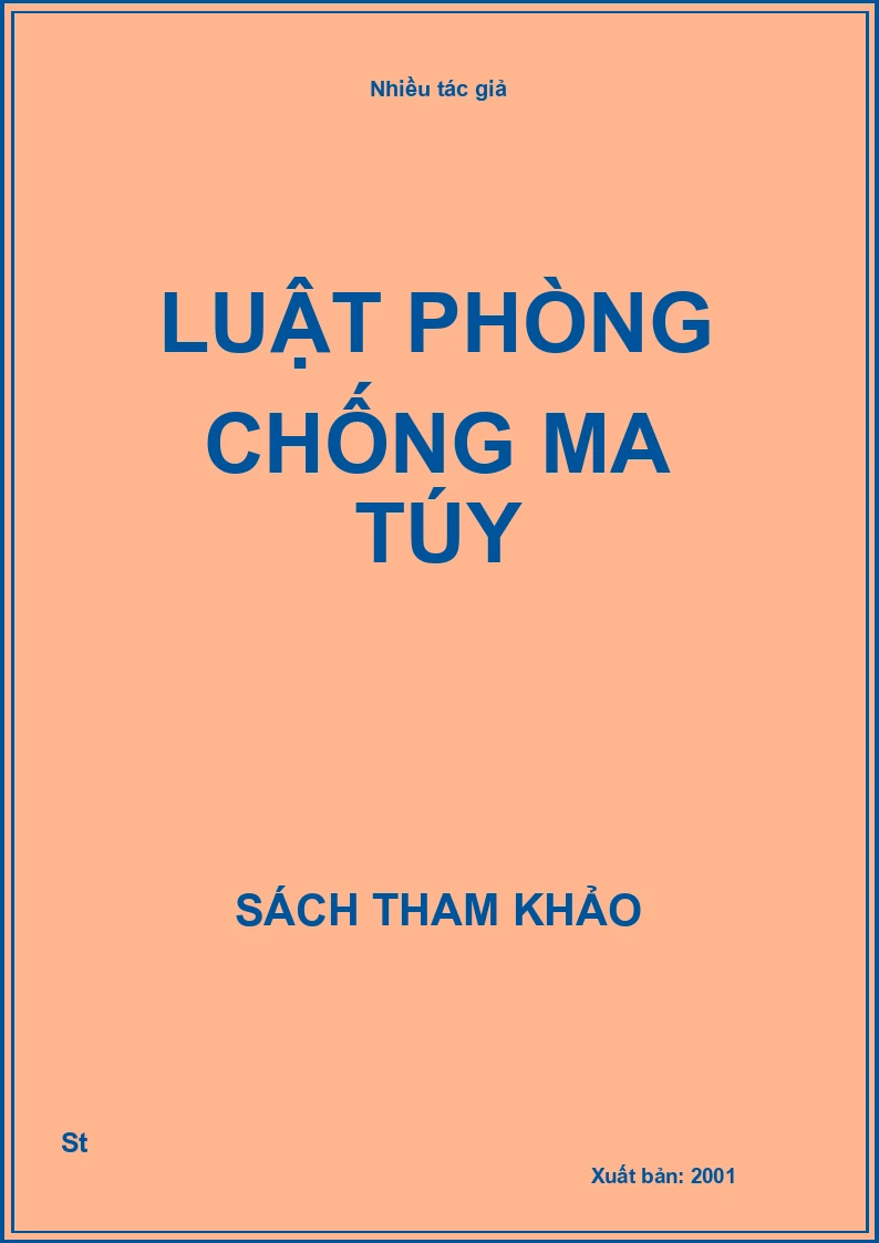 Luật Phòng Chống Ma Túy