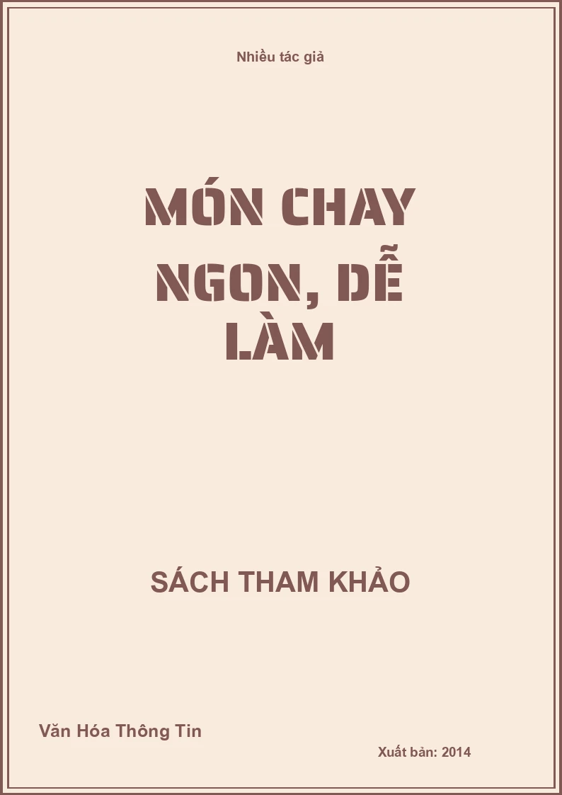 Món Chay Ngon, Dễ Làm