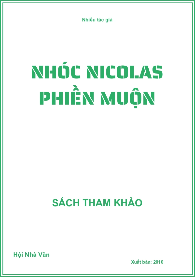 Nhóc Nicolas Phiền Muộn