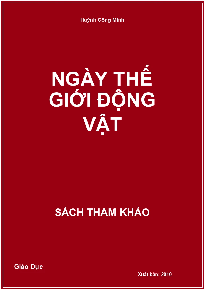 Ngày Thế Giới Động Vật