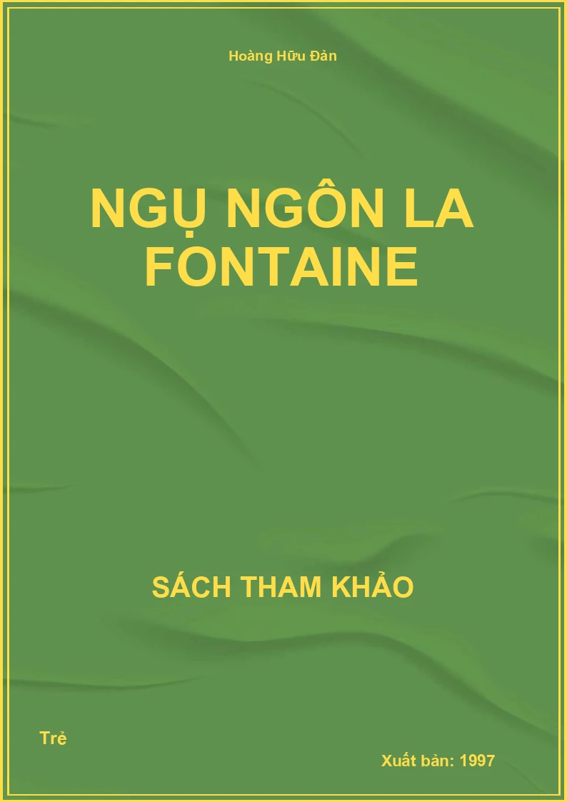 Ngụ Ngôn La Fontaine