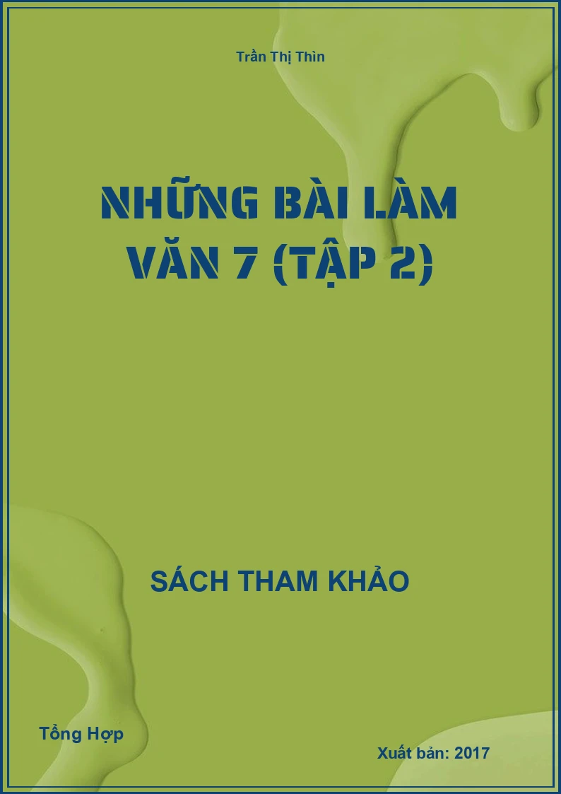 Những Bài Làm Văn 7 (Tập 2)