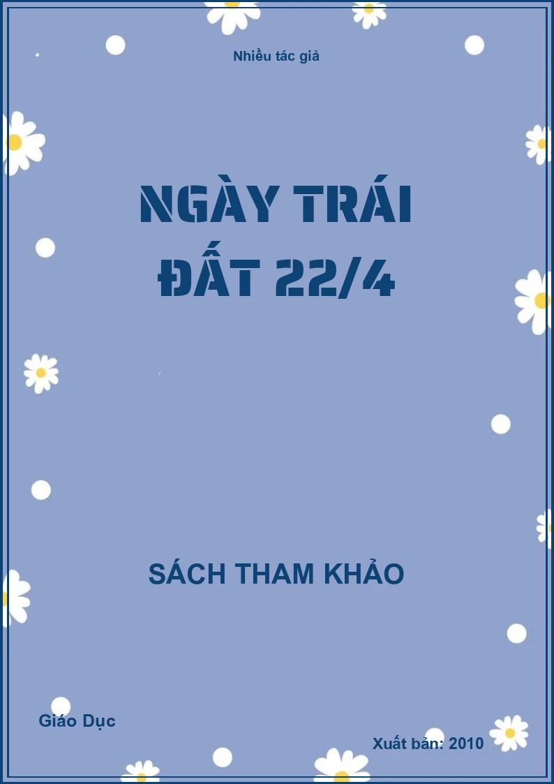 Ngày Trái Đất 22/4