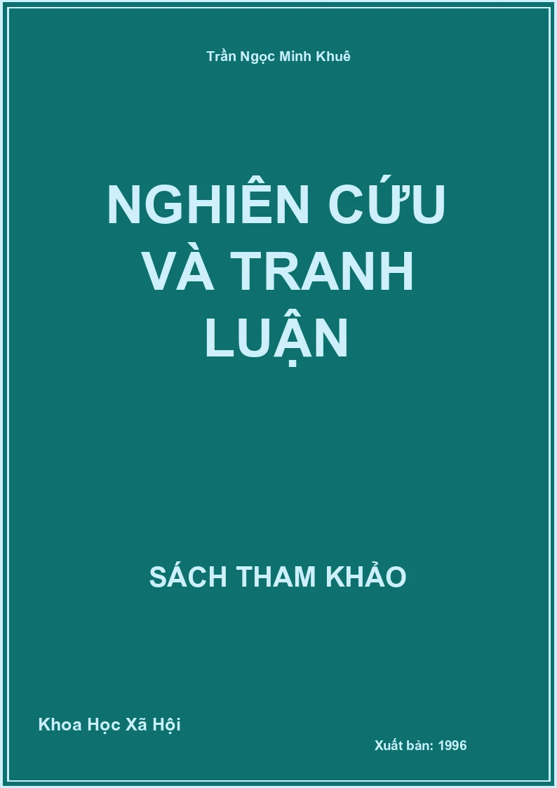 Nghiên Cứu Và Tranh Luận