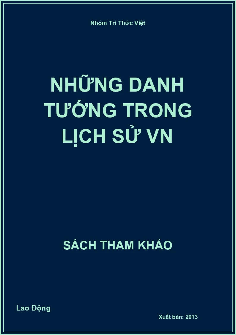 Những Danh Tướng Trong Lịch Sử Việt Nam